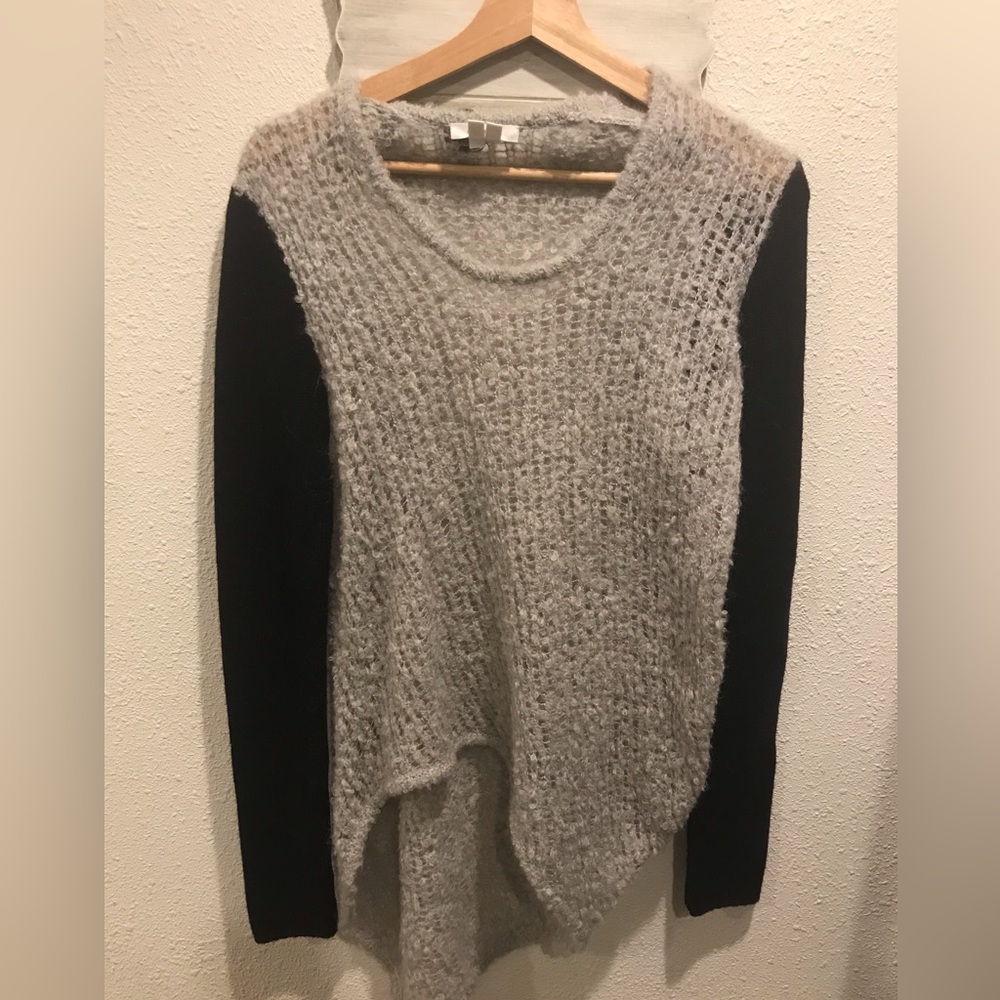 Helmut Lang Asymmetrical Open Knit Sweater - Picture 4 of 6